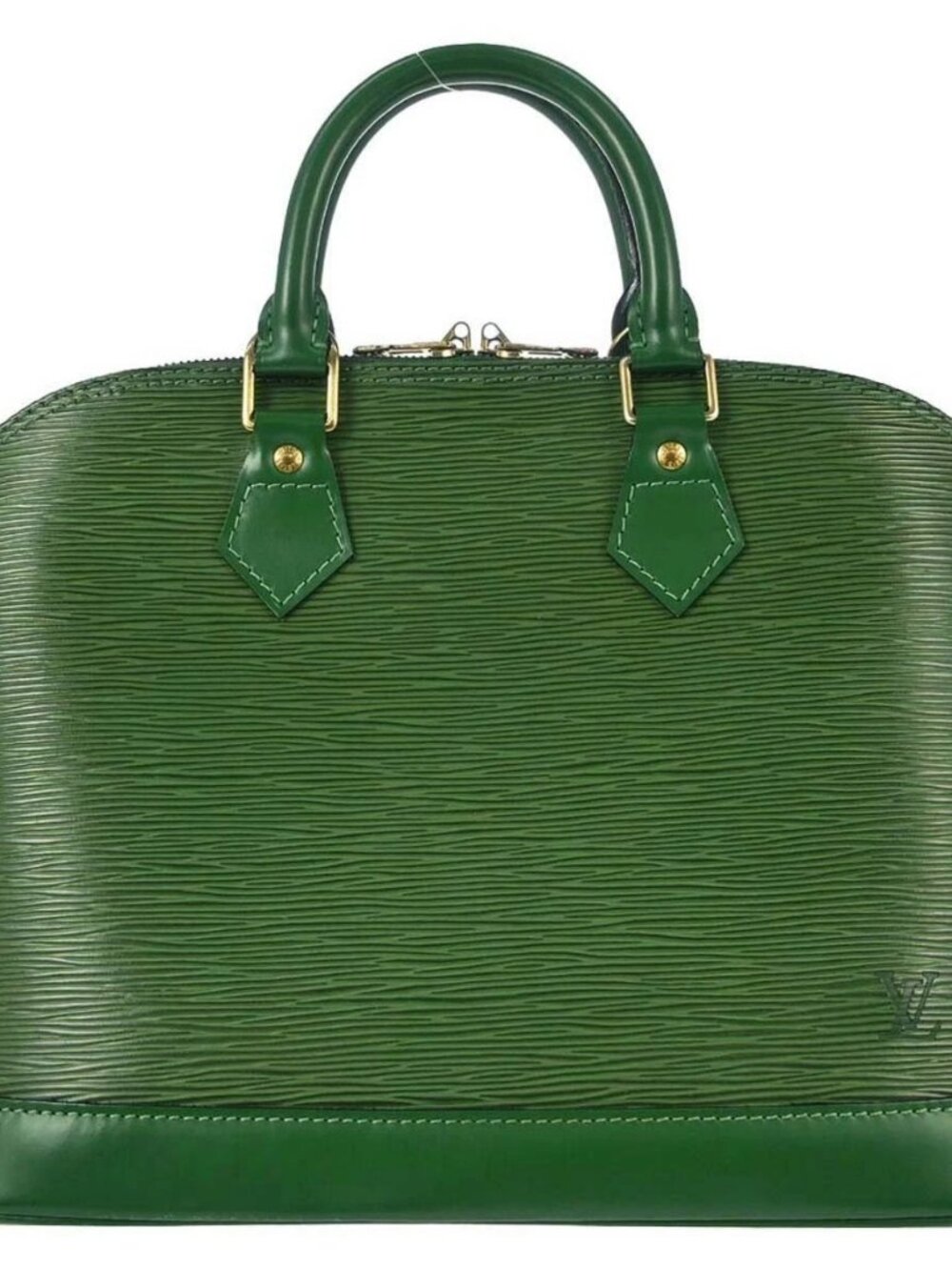 Louis Vuitton Green Epi Alma Handbag M52144
